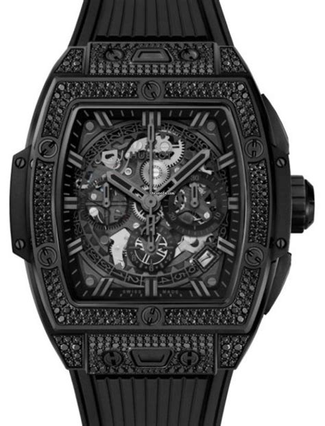 hublot spirit of big bang all black pave|Hublot Spirit of Big Bang All Black Pavé Pave 42mm .